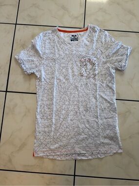 KTM Red Bull Racing White Geometric Pocket Short-Sleeve Tee